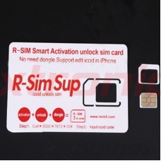 RSIM 12 2018 R-SIM SUP Nano Unlock Card fits iPhone XS/8/7/6/6S 4G LTE IOS 11 12